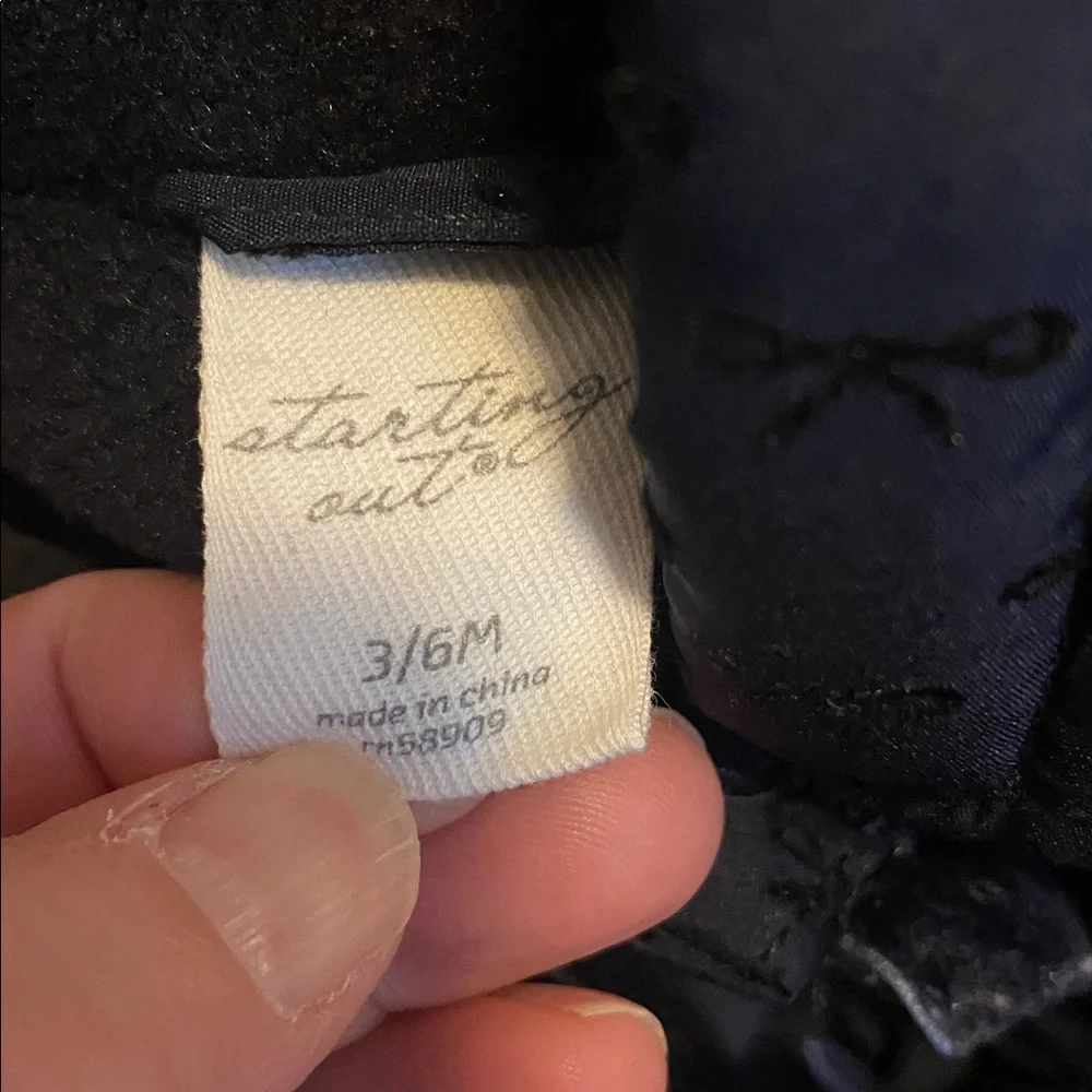 Starting Out Hooded Baby Snowsuit Winter Coverall Navy Blue 3-6 Months Bunting